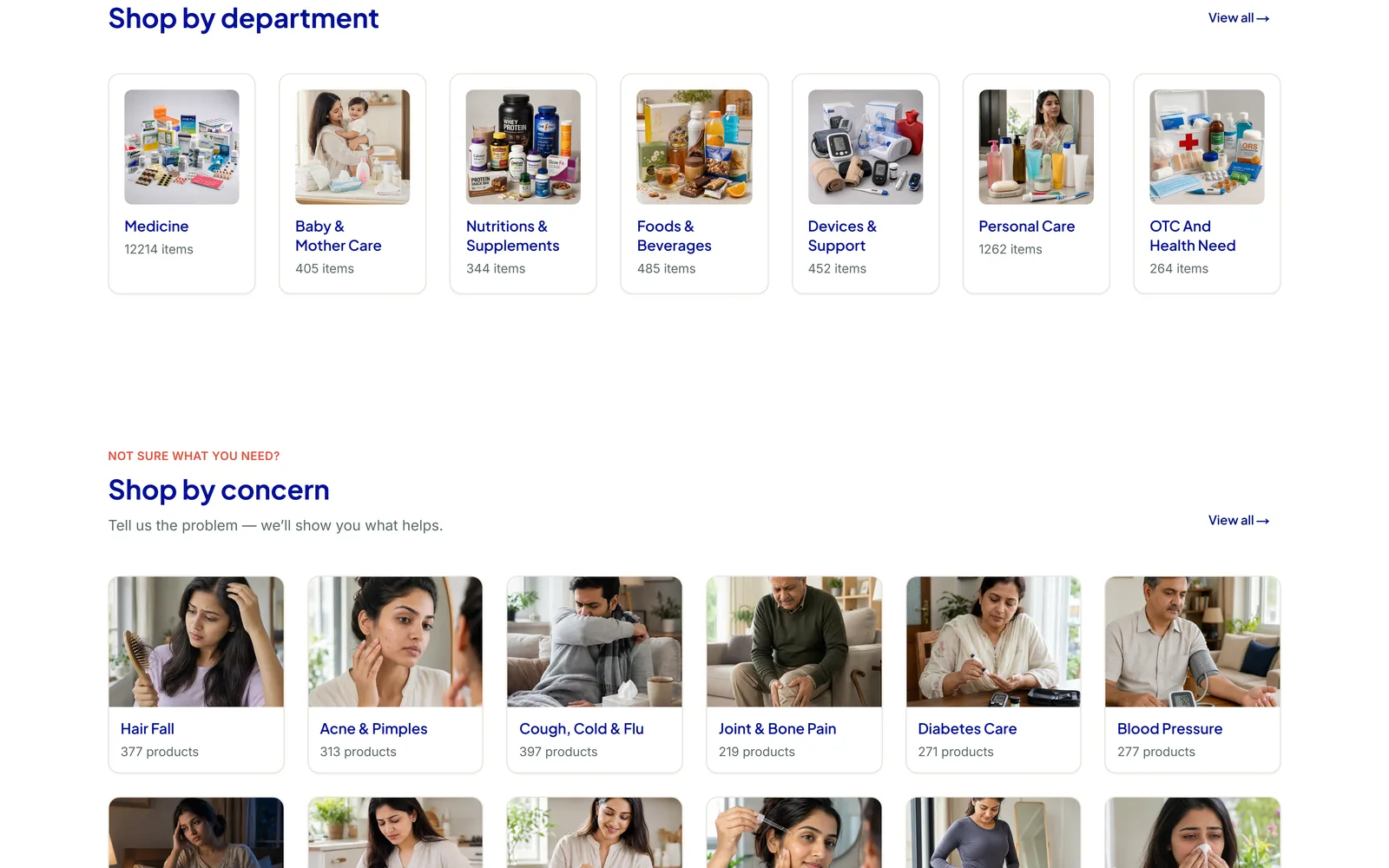 Hope Pharmacy — additional section 1 of the live site